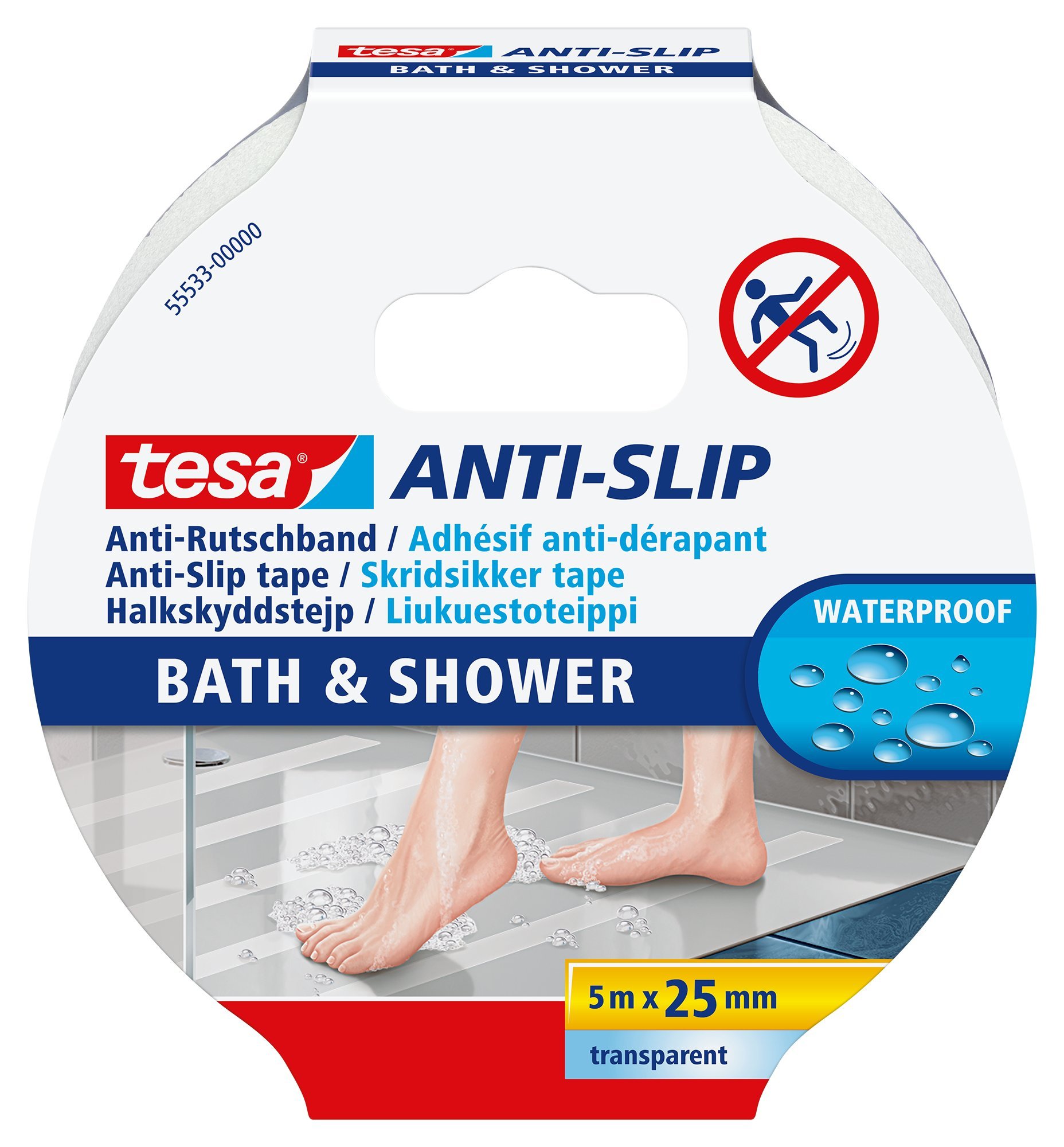 tesa Anti-Slip Tape for Bathrooms