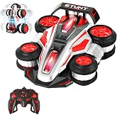 XAMIMM RC Car High Speed RC Stunt Car Toy as a Gift for Children 8-13 | 360&deg; Rotating RC Trucks with lights and music, High Speed Remote Control Car , upright walking cars, Toy for 8-13Boys