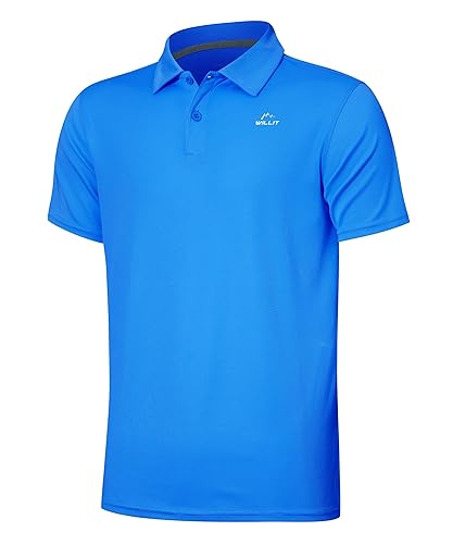 Willit Boys' Golf Polo Shirts Short Sleeve Youth Athletic Shirts Kids Quick  Dry Active Shirts UPF 50+ Brilliant Blue M in Oman Whizz Shirts