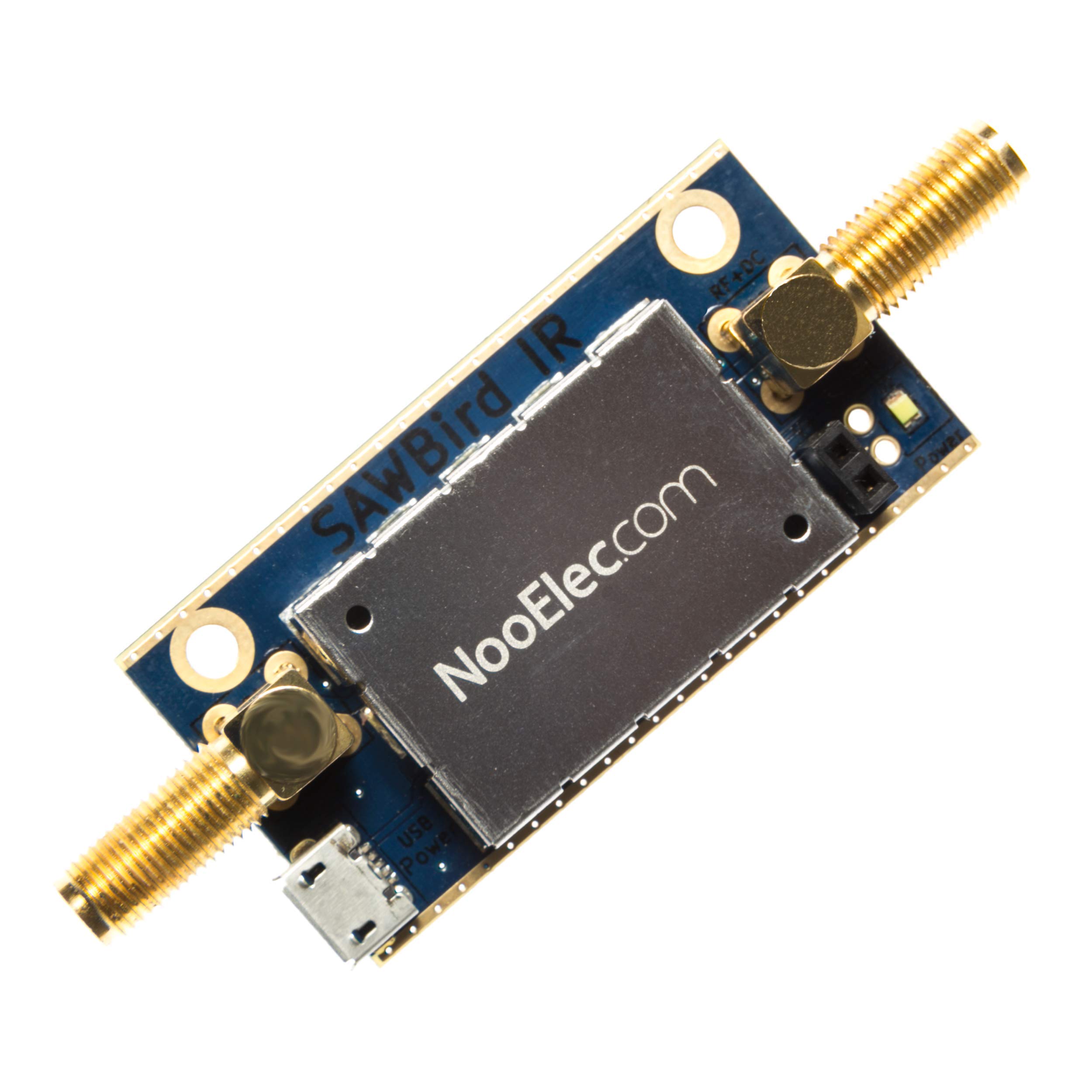 Nooelec SAWbird IR Barebones - Premium Dual Ultra-Low Noise Amplifier (LNA) & Saw Filter Module for Iridium and Inmarsat Applications. 1620MHz Center Frequency by Nooelec