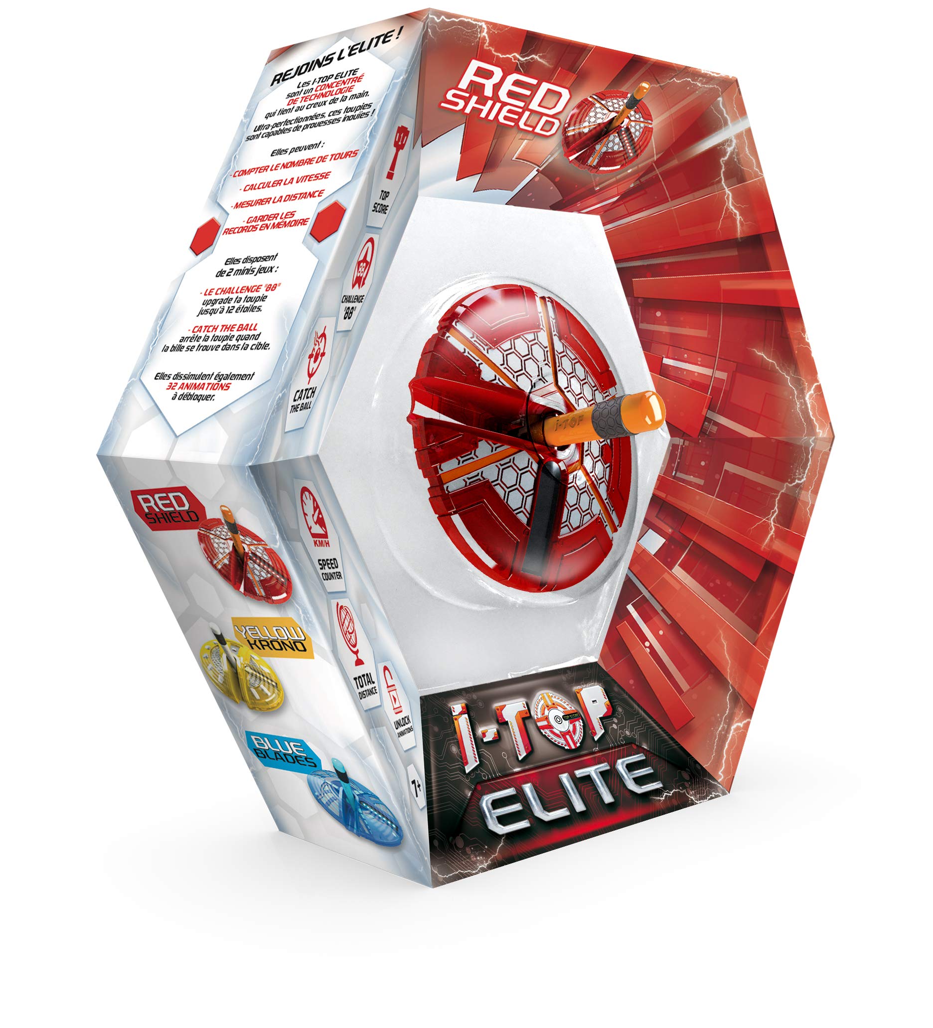 Goliath - ITOP Elite Hive Shield Red - electronic spinning top - from 7 years old — image 1