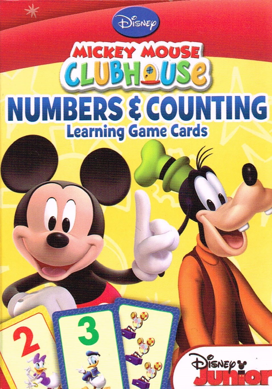 Amazon.com: Mickey Mouse Numbers & Counting Learning Flash Cards: Toys ...