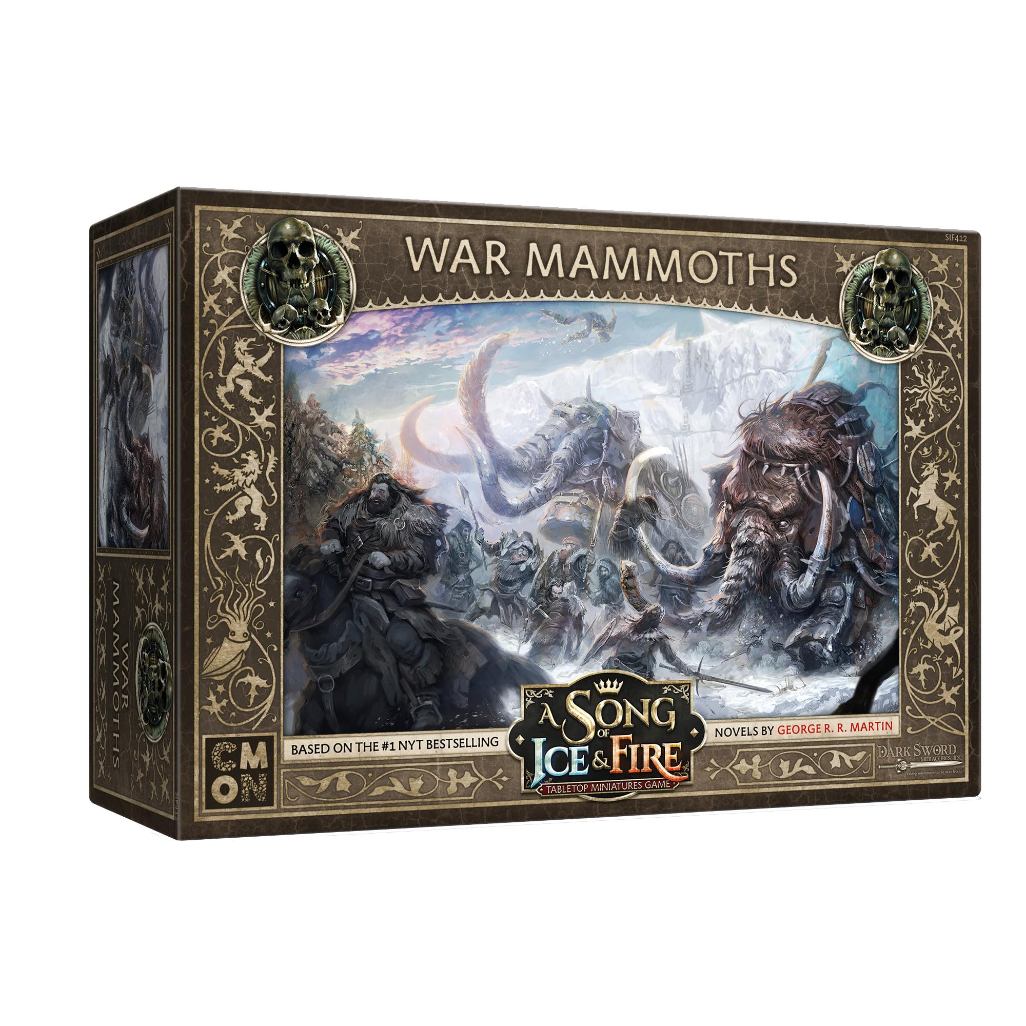 Asmodee | CMON | A Song of Ice & Fire – War Mammoths | Expansion | Tabletop | 2 Players | From 14+ Years | 45+ Minutes | German | Multilingual — image 1