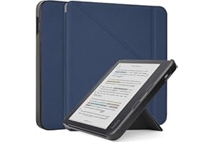 Caweet Case for Kobo Libra Colour 7 Inch 2024 Release, Premium PU Leather Origami Stand Protective Sleeve Cover with Auto Wak