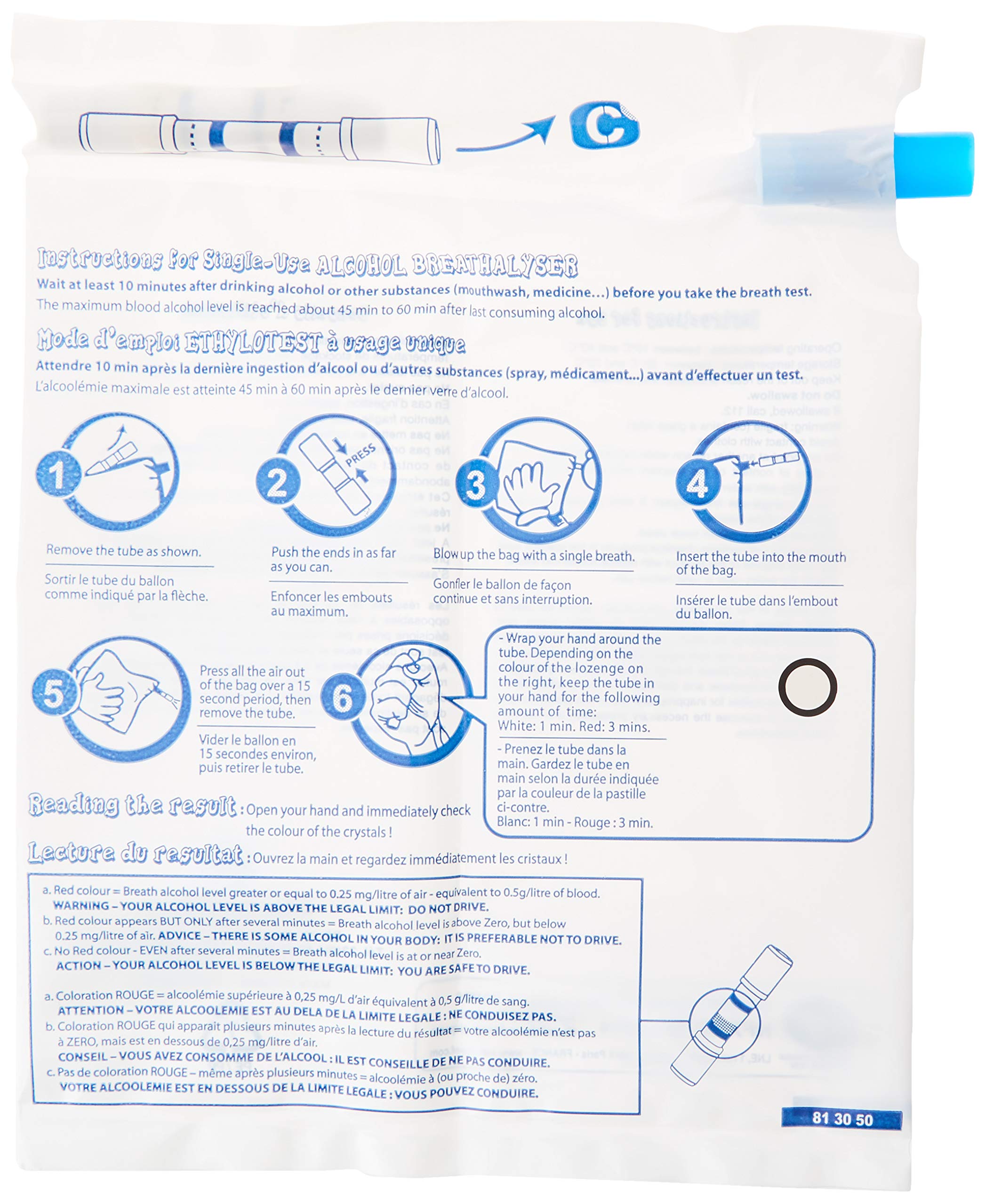 AlcoDigital Single Use Breathalyser