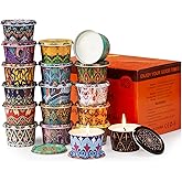 Scented Candles Set, 18 Pack(40oz) Travel Soy Wax Candles Bulk, Long Lasting Aromatherapy Candle Gift Set for Women, Home Fragrance, Valentine's Day,Relaxation & Stress Relief