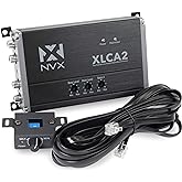 NVX XLCA2 X-Series 2-Channel Line Out Converter Digital Bass Enhancer | With xBOOST and Remote Level Control