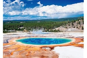 BEDUKE Jigsaw Puzzles for Adults 1000 Piece - Every Piece is Unique - Yellowstone National Park Thick Sturdy Cardboard Precise Interlocking Family Game Puzzle Age 14+