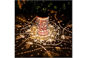 TIGGSY Bee Solar Lanterns Outdoor Waterproof Hanging Solar Lights Bee Gifts for Women Men Metal Honeybee Decorative LED Lanterns for Yard, Patio, Lawn, Tabletop, Pathway, Landscape, Garden Decor