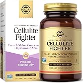 Solgar Cellulite Fighter Skin Vitamin and Mineral Supplement, Support Smooth Skin with French Melon Concentrate, Hyaluronic Acid and Vitamin C Supplement, Age-Defying Nutrition for Women, 30 Servings
