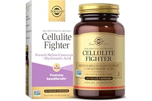 Solgar Cellulite Fighter Skin Vitamin and Mineral Supplement, Support Smooth Skin with French Melon Concentrate, Hyaluronic Acid and Vitamin C Supplement, Age-Defying Nutrition for Women, 30 Servings