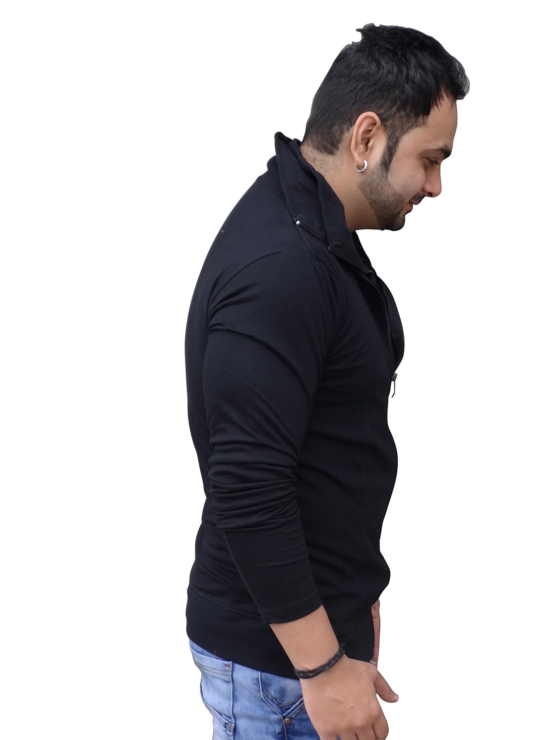 black collection men's cotton t-shirt (bcsa0002_full_black)