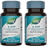 Nature's Way 5-HTP, L-5-Hydroxytryptophan, Helps Make Serotonin to Promote a Positive Outlook*, Vitamin B6, Vitamin C, Griffonia Bean Extract, 30 Tablets (Packaging May Vary) - 2 Pack