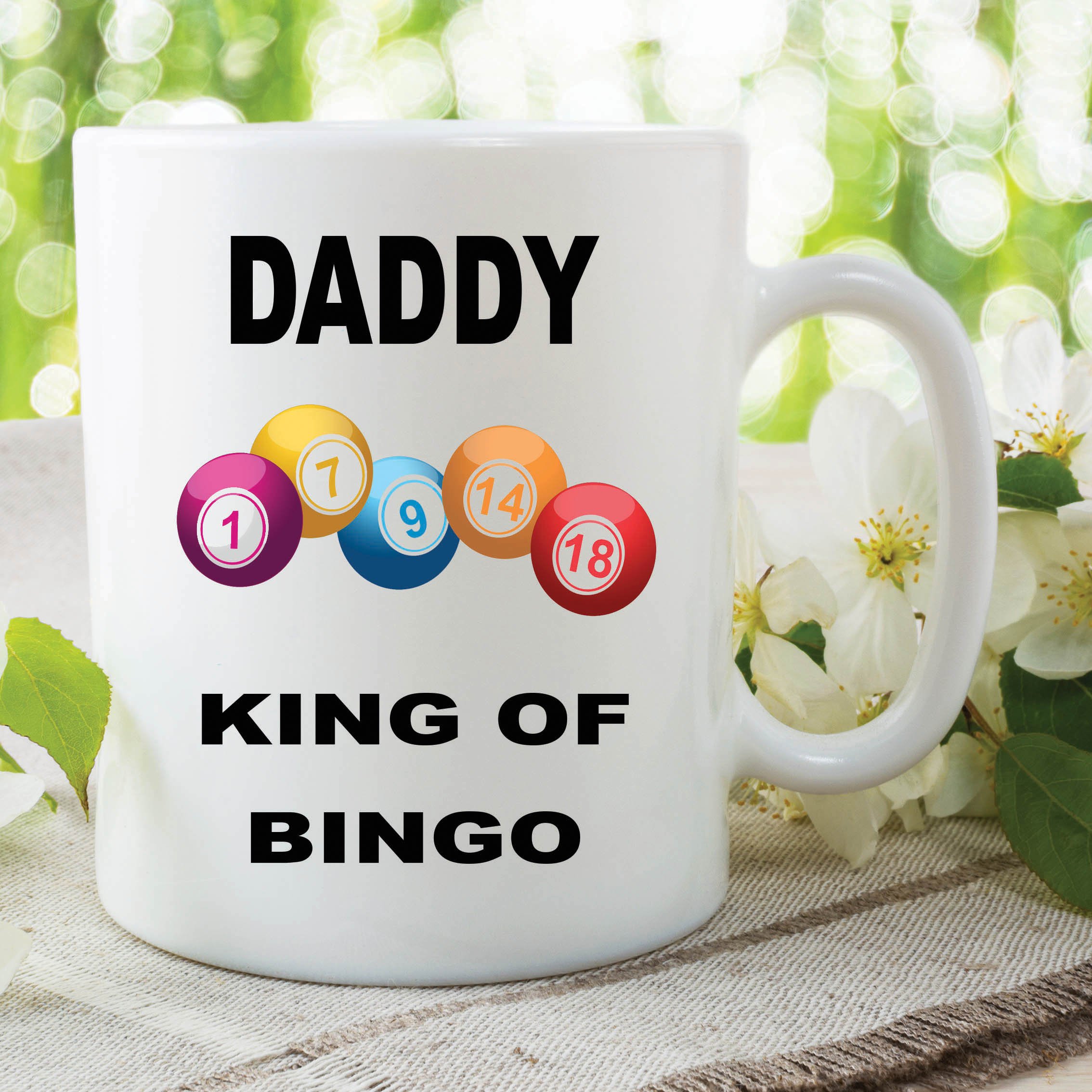 Funny Novelty Mugs Joke Adult Humour Daddy King Bingo Fathers Day WSDMUG612
