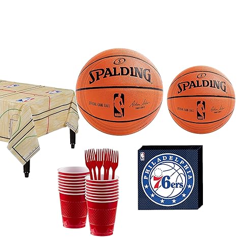 balloon decorations birthday 76ers anagram philadelphia basketball supplies