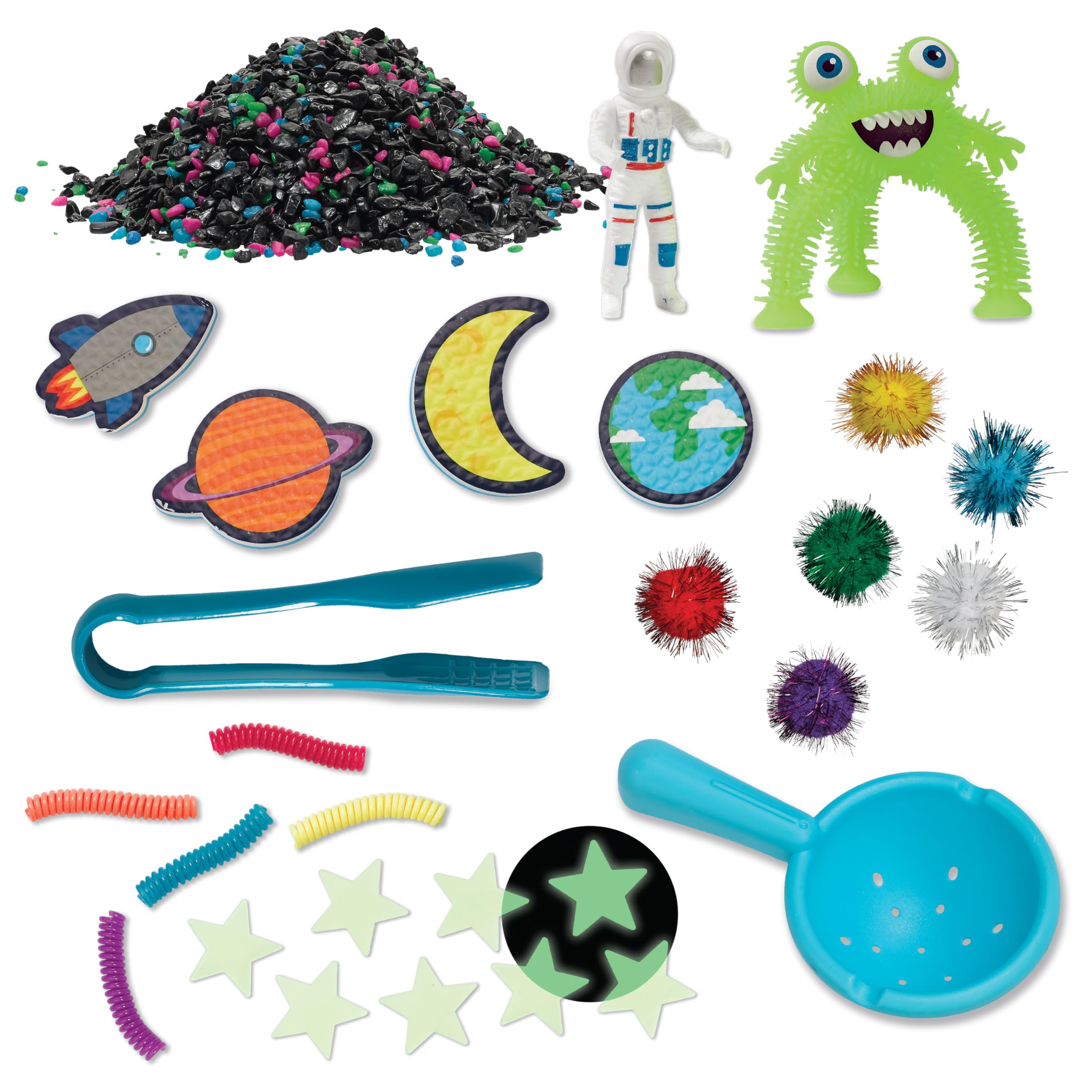 Creativity for Kids Sensory Bin: Outer Space Toys - Preschool and Toddler Sensory Toys, Kids Gifts for Boys and Girls (Ages 3+)