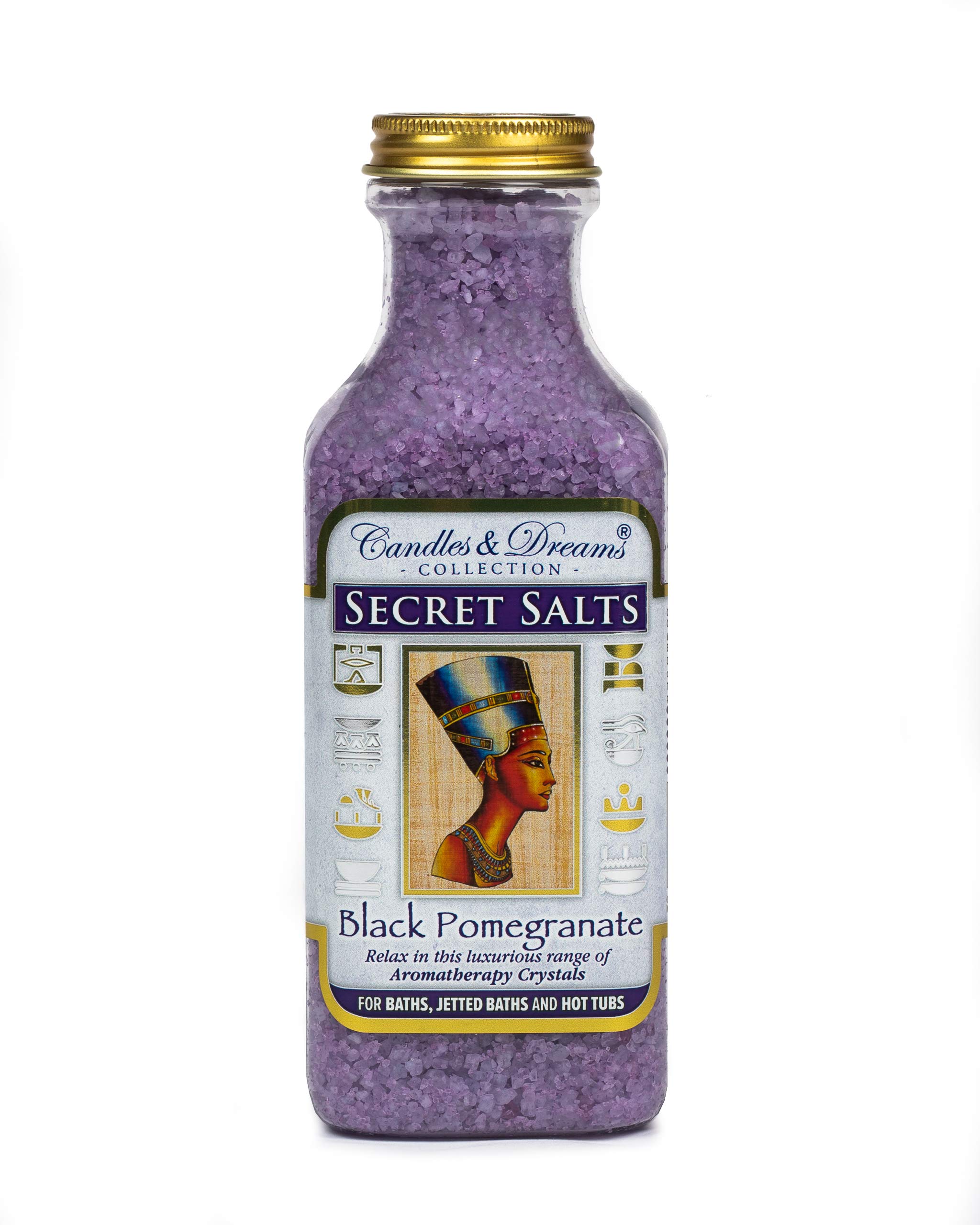 Candles and dreams Hot tub spa/ Bath aromatherapy scents crystals ( Black Pomegranate) Vegan (500g)