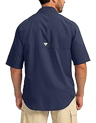 Men's Fishing Shirts with Zipper Pockets UPF