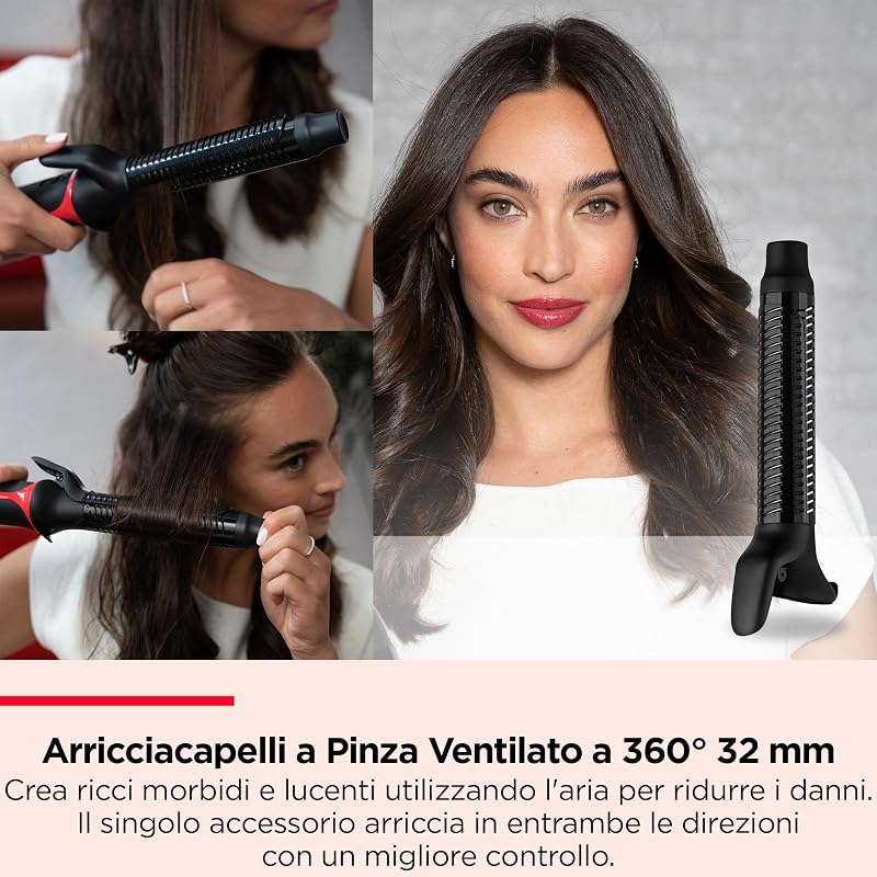 One-Step Blow-Dry Multi Styler 3-in-1(Accessori staccabili, arricciacapelli, concentratore, styler) RVDR5333