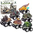 Dinosaur Toys for 3 Year Old Boys, Pull Back Dinosaur Toys for 5 Year Old Boy 6 Pack Set Car Toys for 4 Year Old Boys Christm