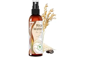SEVEN MINERALS NEW Fermented Rice Water for Hair Growth - Infused with Rosemary, Biotin, Caffeine, Keratin Vegan Non-Greasy Spray Naturally Thicker, Longer, Softer Men & Women (4 fl oz)