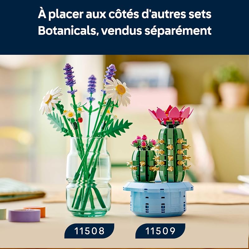 Botanicals Marguerites - Bouquet de Fleurs Artificielles - Marguerites & Lavande - Décoration Chambre d'enfant DIY - Cadeau d'anniversaire pour Fille 9 Ans ou Adulte Passionné.e de Plantes 11508 — photo 7 sur 8