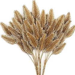CATTREE Artificial Gold Plants Plastic Fake Grass