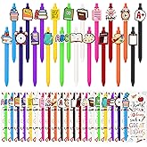 Ulema 20 Pcs Cute Teacher Pens Teacheer Appreciation Gifts for Graduation, Thanks for Teacher's Day and Office Coworkers.