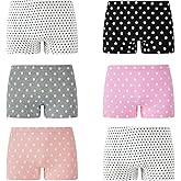 KikizYe Little Girls Boyshort Panties Big Kids Soft Cotton Underwear