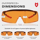 NoCry Blue Light Blocking Safety Glasses ANSI Z87.1 UV 525nm Anti-Fog view 6