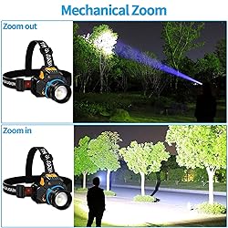 Led Headlamp, Upgraded Version Motion Sensor