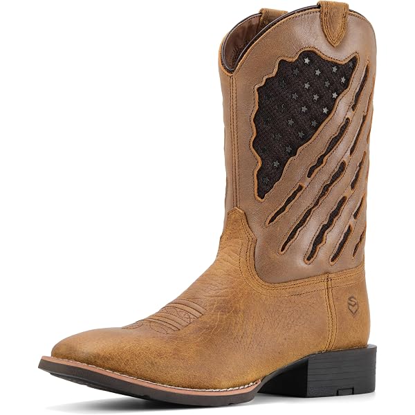 Amazon.com | SUREWAY Cowboy Boots For Men - Mens Square Toe  display picture 1