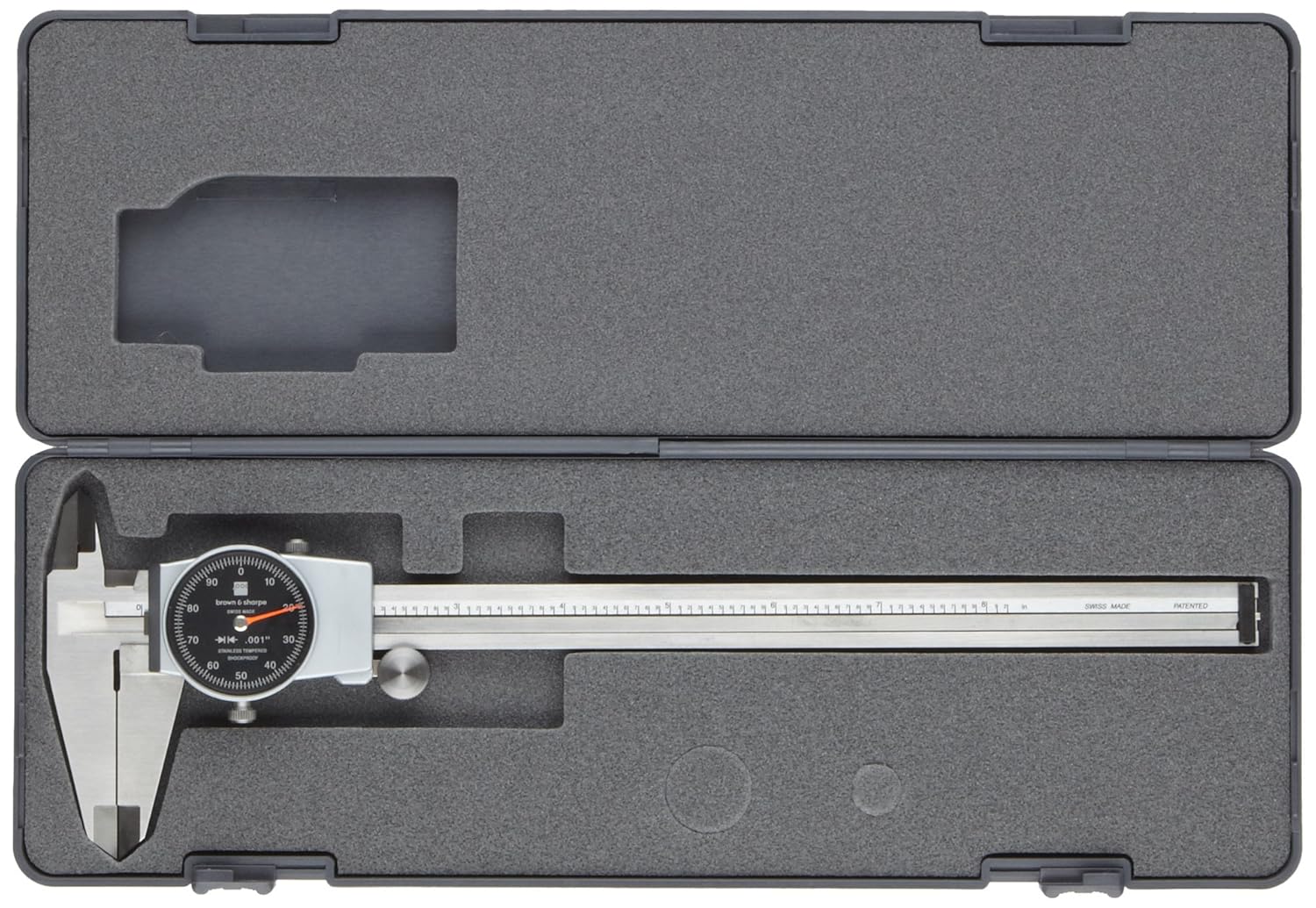 Digital Calipers 06 Range Stainless Steel Black Face 0.001 Resolution Brown & Sharpe 5995795