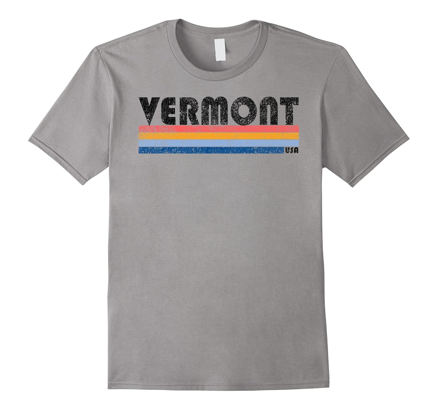 Vintage 1980s Style Vermont T Shirt-ANZ