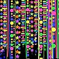 702feet Paper UV Neon Garland Neon Streamers Glow in The Dark Neon Party Supplies and Decorations Glow in The Dark Streamers Blacklight Reactive Fluorescent Black Light Party Kit for Birthday Wedding