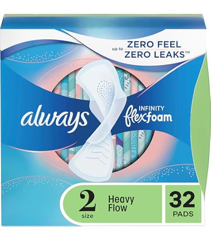 Always Infinity FlexFoam Pads, Regular Absorbency with Wings.