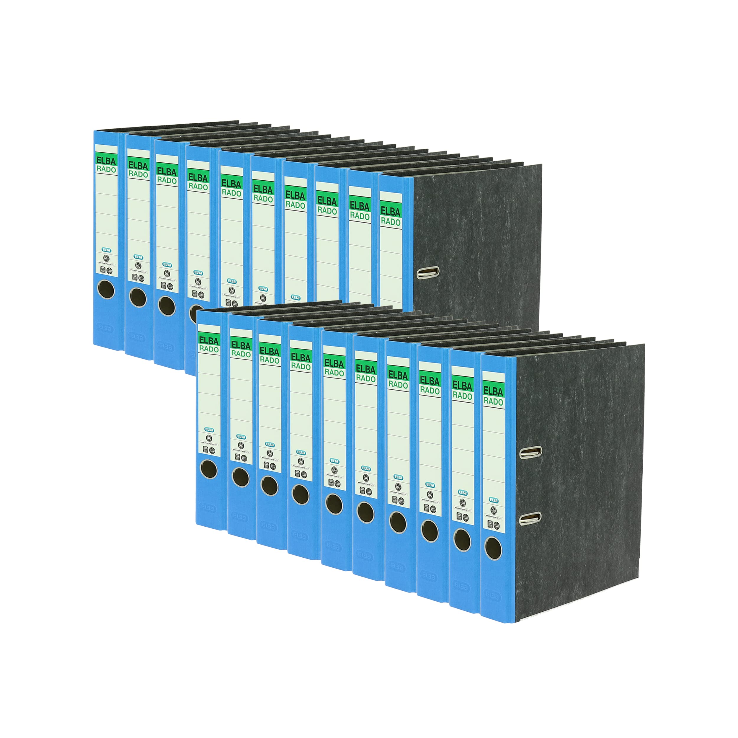 Elba Rado Ring Binder/Folder, Clouded Marble Blue