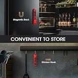 DOQAUS Meat Thermometer Probe 3S Instant Read Backlit 304 Stainless Foldable view 7