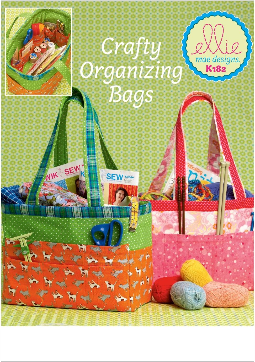 Kwik Sew Patterns K0182OSZ Organizer Bags, One Size