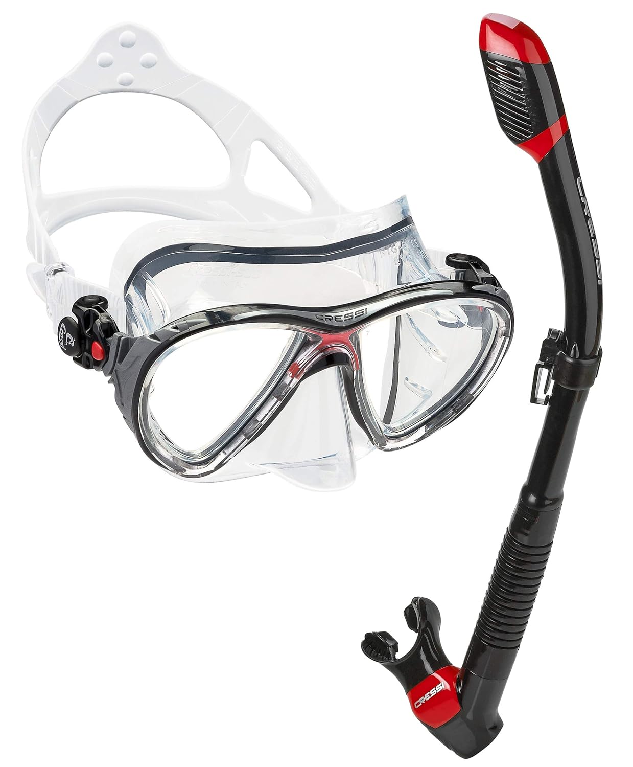 Cressi Italian Made Big Eyes Evolution Scuba Snorkeling Dive Mask, with