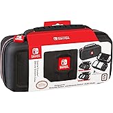 R.D.S. INDUSTRIES, INC. – Game Traveler Deluxe Licensed Travel Case Designed for Nintendo Switch or OLED, Black Medium (NNS4000)