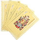 Ipetboom 4pcs 2026 Feng Shui Tai Sui Year of the Horse Keychian &amp; Backpack Charm for Luck and Wealth Portable Travel Amulet for Wallet