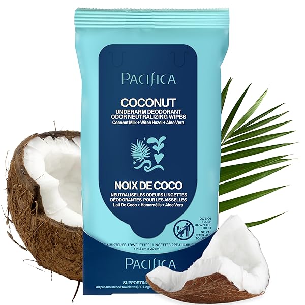 PACIFICA BEAUTY COCONUT MILK & ESSENTIAL OILS UNDERARM...