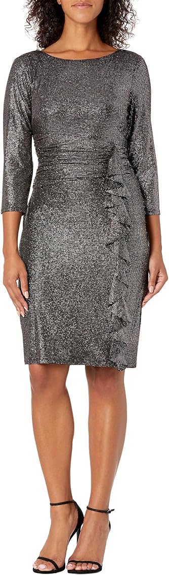 Sleeveless Ruched Waist Dress 