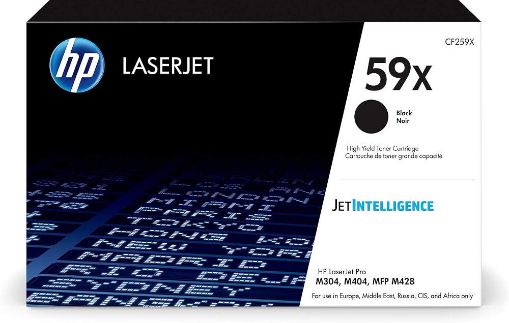HP CF259X 59X High Yield Original LaserJet Toner Cartridge Black 1 Pack