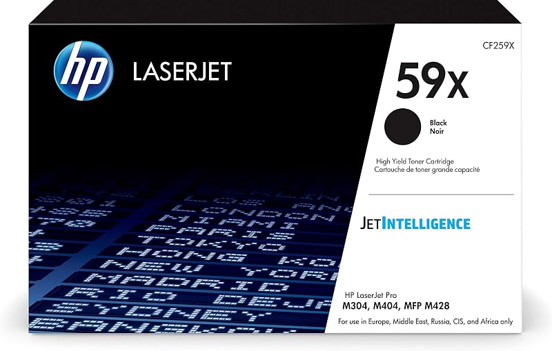 HP CF259X 59X High Yield Original LaserJet Toner Cartridge Black 1 Pack