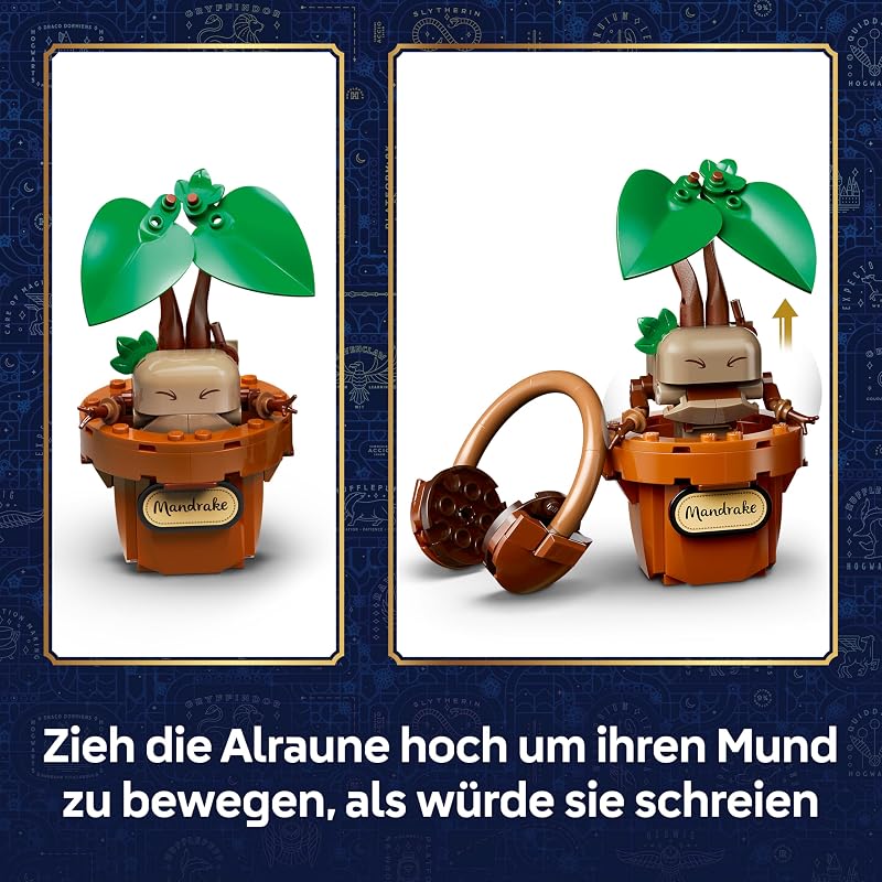 Harry Potter Schloss Hogwarts: Kräuterkunde-Pflanzen 76474