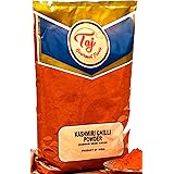 TAJ Premium Indian Kashmiri Chilly Powder, (Deggi Mirch, Lal Mirch), Mild Hot, (14 Ounce)