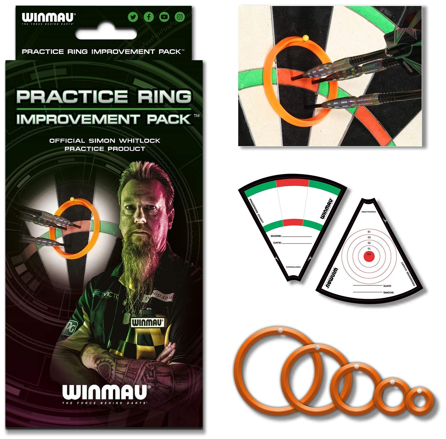 WINMAU Simon Whitlock's Practice Ring Improvement Pack