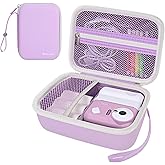 ARVOK Kids Instant Print Camera Case Compatible with ESOXOFFORE for Dylanto for Anchioo for DUDUDRAGON for GKTZ for Amzelas for Mafiti Toddler Digital Prints Paper Storage Bag (Box Only) Purple